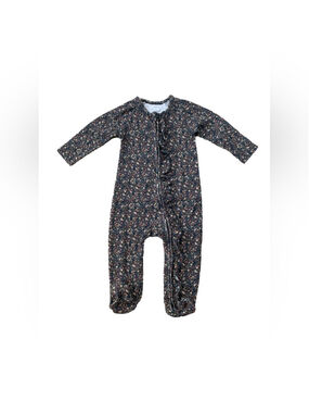 Jamie Kay Size 1 Year Organic Melanie One Piece Pajamas in Winter Beauty Floral